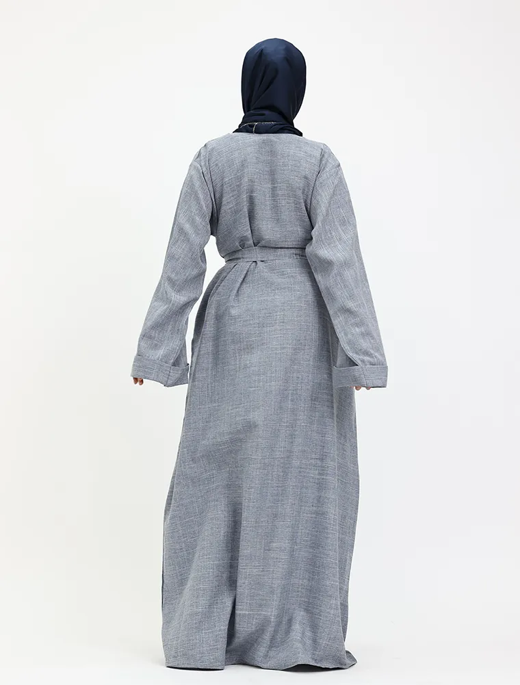 Denim Linen Abaya
